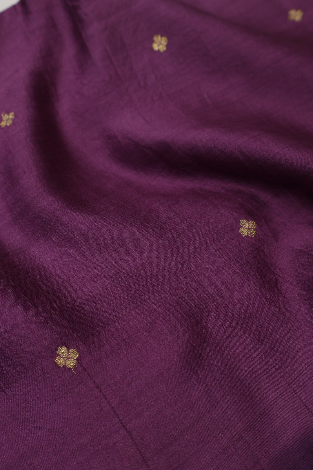 Purple Banarasi Pure Chiniya Silk Kadhwa Woven Unstitched Suit Set With Pure Chiniya Silk Woven Hand Painted Dupatta The Banarasee Aura