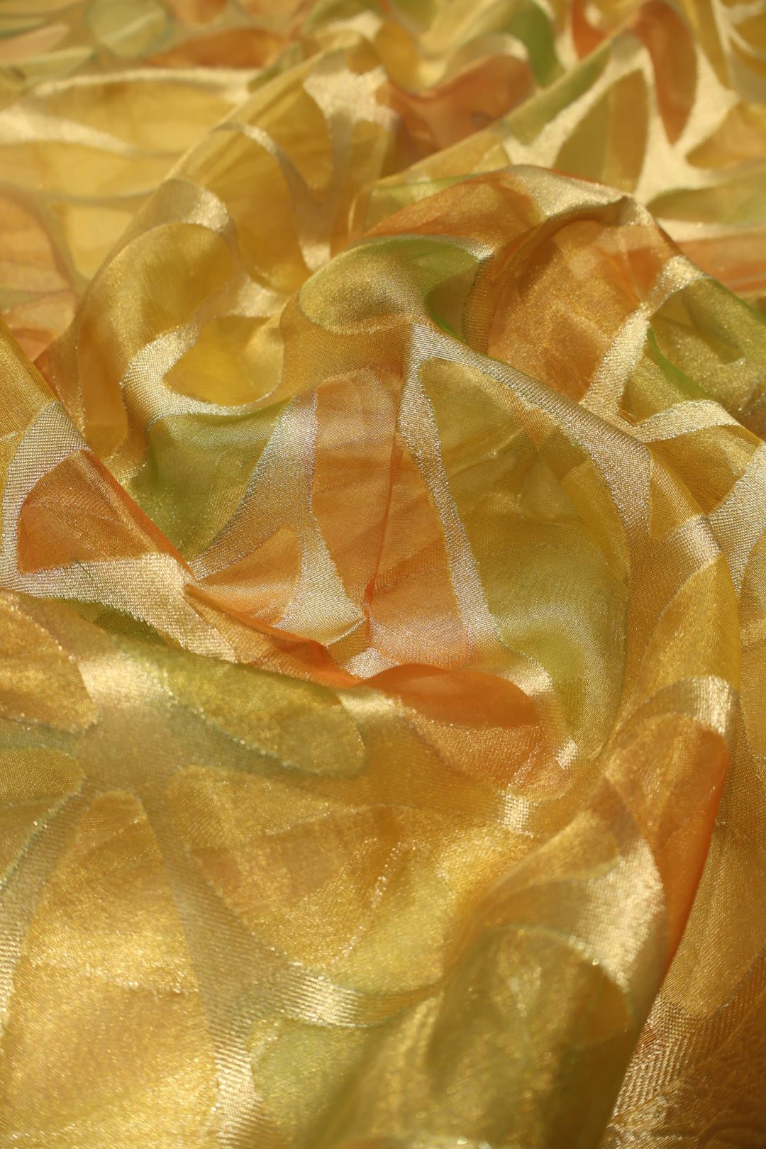 Yellow Golden Banarasi Pure Tissue Silk Woven Unstitched Suit Set With Pure Tissue Silk Woven Rangkat Dupatta The Banarasee Aura