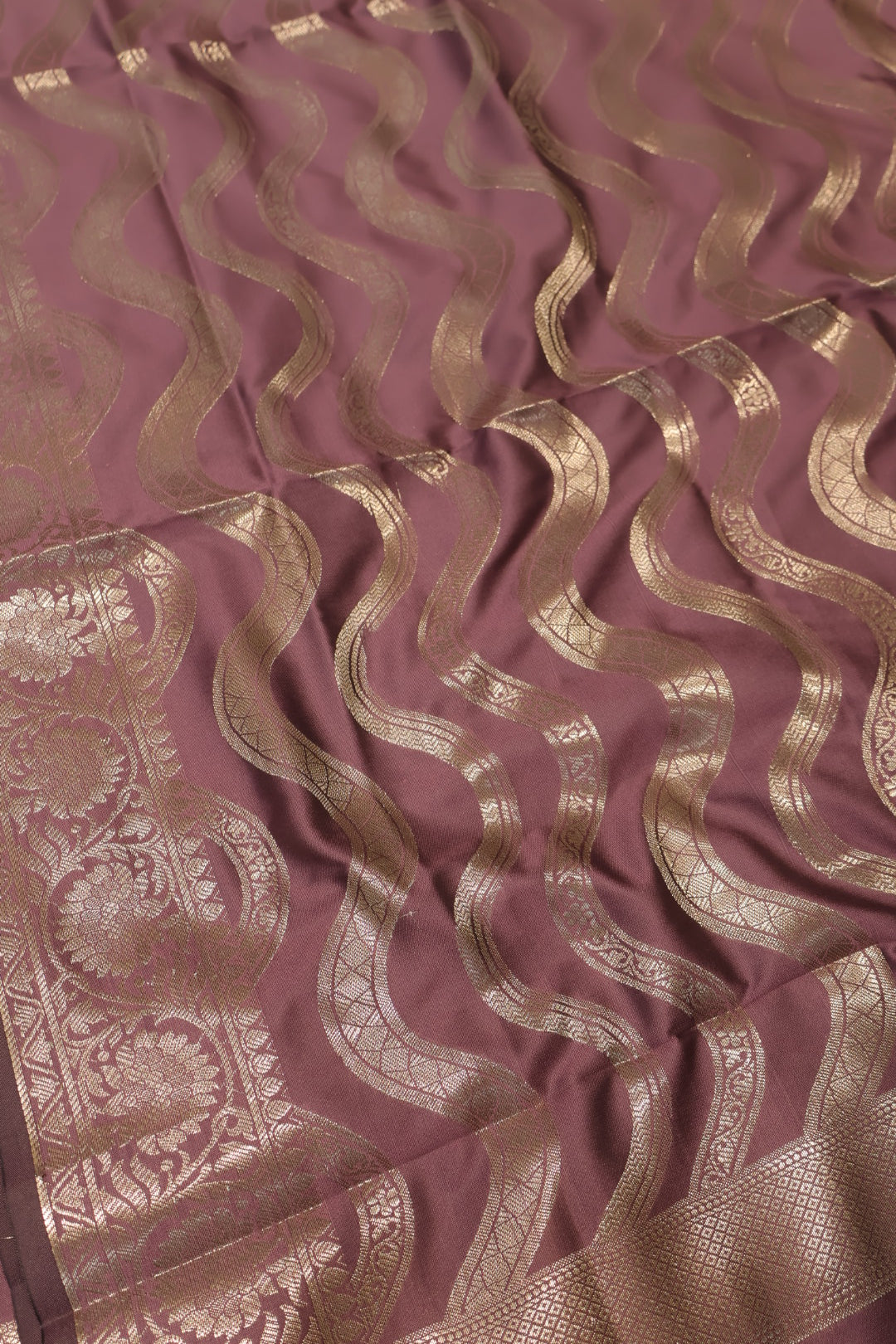 Wine Katan Silk Woven Unstitched Banarasi Suit Set The Banarasee Aura