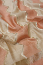 Beige Banarasi Pure Chiniya Silk Kadhwa Woven Unstitched Suit Set With Pure Chiniya Silk Woven Rangkat Dupatta The Banarasee Aura