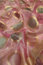 Pink Silver Banarasi Pure Tissue Silk Meenakari Woven Unstitched Suit Set With Pure Tissue Silk Woven Rangkat Dupatta The Banarasee Aura