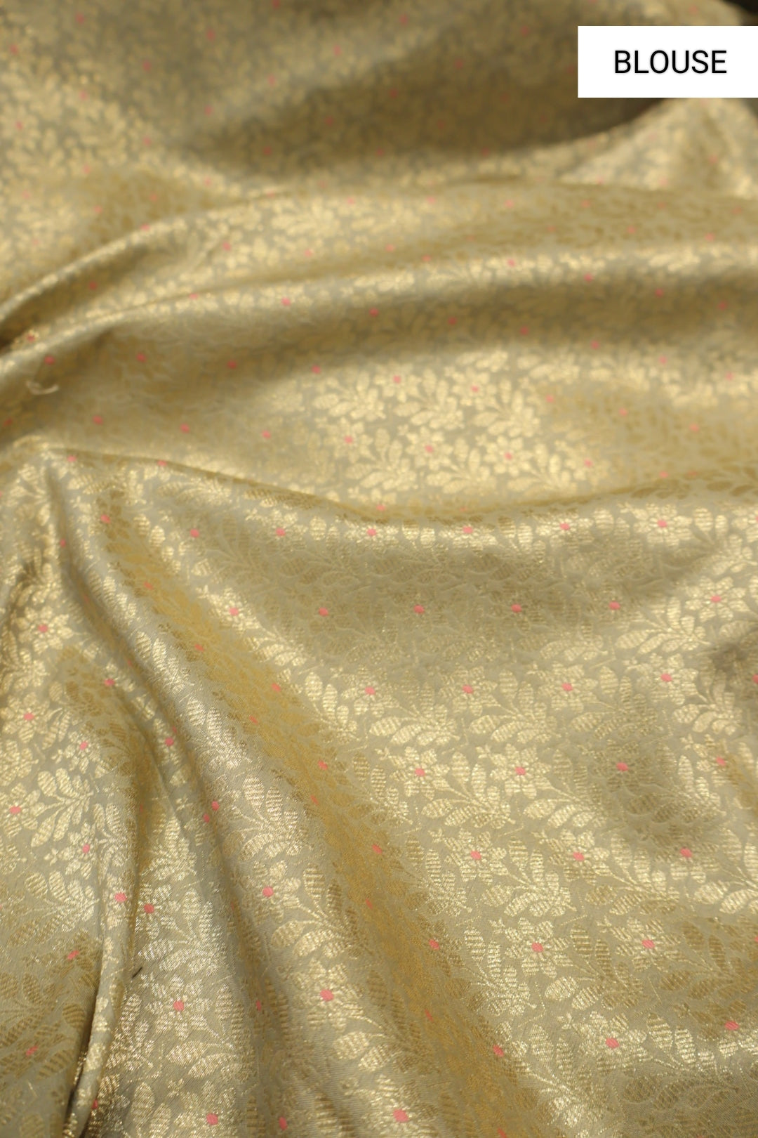 Baby Pink Pure Banarasi Tissue Silk Saree With Contrast Brocade Meenakari Woven Blouse The Banarasee Aura