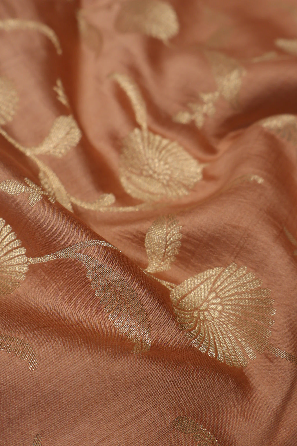 Rust Banarasi Pure Chiniya Silk Woven Unstitched Suit Set With Pure Chiniya Silk Sona Roopa Woven Dupatta The Banarasee Aura