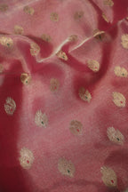Pink Silver Banarasi Pure Tissue Silk Meenakari Woven Unstitched Suit Set With Pure Tissue Silk Woven Rangkat Dupatta The Banarasee Aura