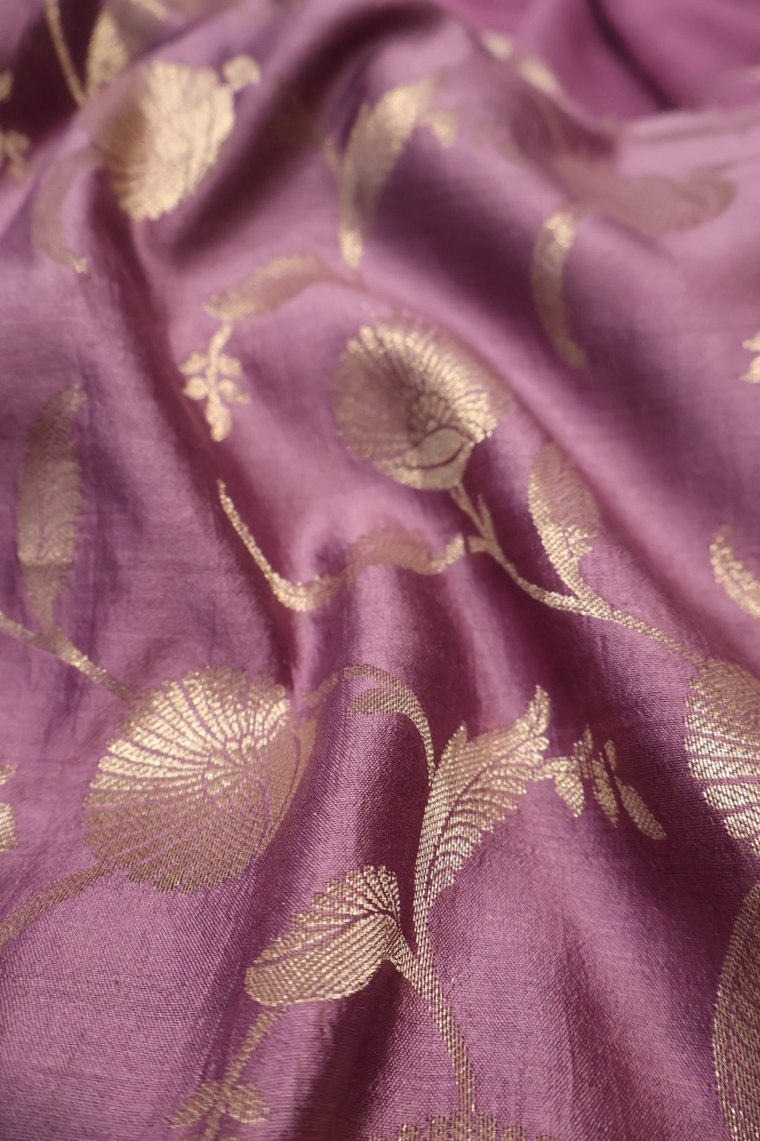 Purple Banarasi Pure Chiniya Silk Woven Unstitched Suit Set With Pure Chiniya Silk Woven Dupatta The Banarasee Aura