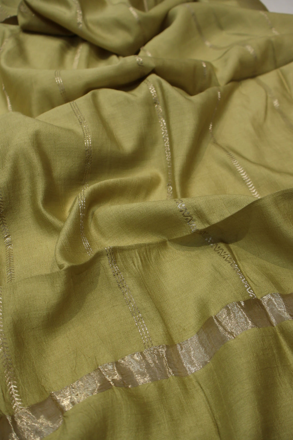 Green Banarasi Pure Chiniya Silk Woven Unstitched Suit Set With Pure Chiniya Silk Woven Dupatta The Banarasee Aura