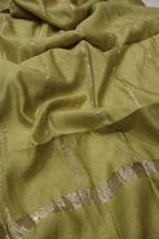 Green Banarasi Pure Chiniya Silk Woven Unstitched Suit Set With Pure Chiniya Silk Woven Dupatta The Banarasee Aura