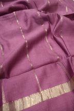 Purple Banarasi Pure Chiniya Silk Woven Unstitched Suit Set With Pure Chiniya Silk Woven Dupatta The Banarasee Aura
