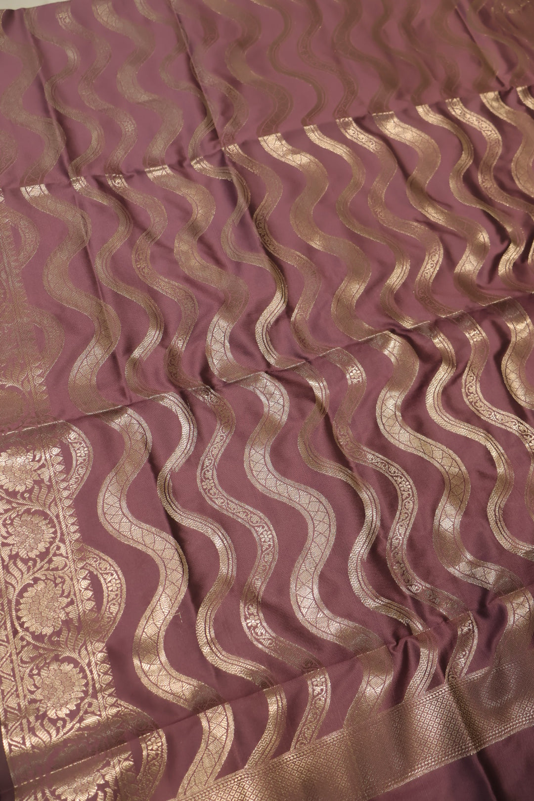 Wine Katan Silk Woven Unstitched Banarasi Suit Set The Banarasee Aura