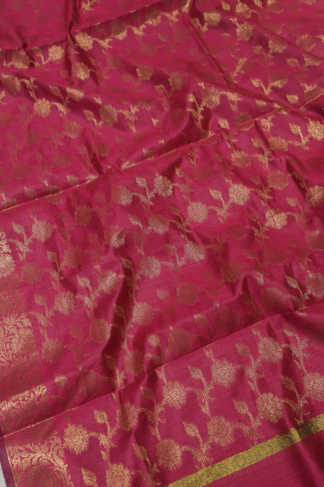 Burgundy Cotton Silk Meenakari Woven Unstitched Banarasi Suit Set The Banarasee Aura