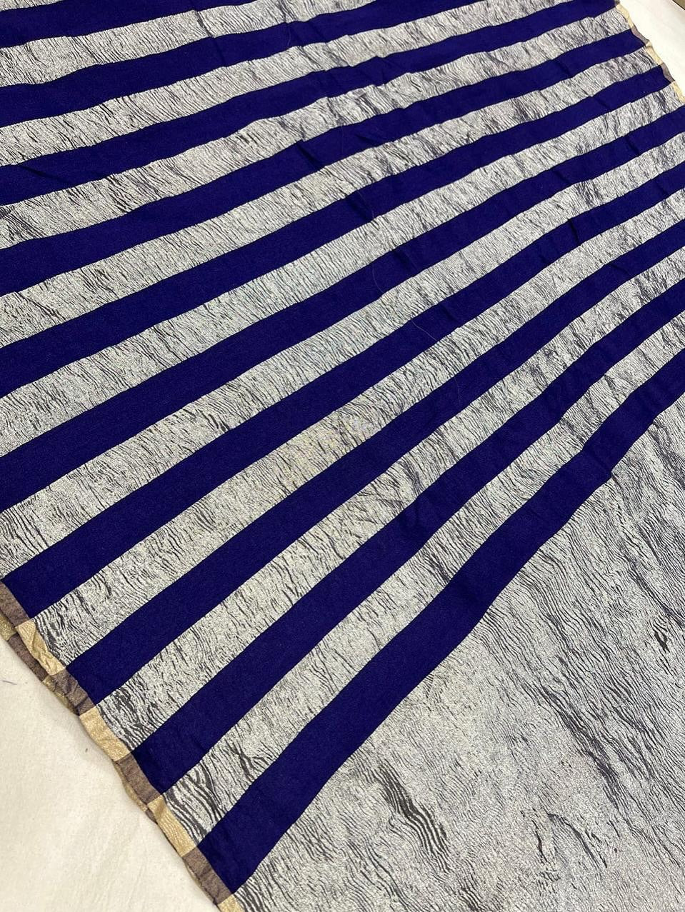 Green Pure Banarasi Tissue Silk Weaved Saree With Tissue Embroidered Blouse The Banarasee Aura